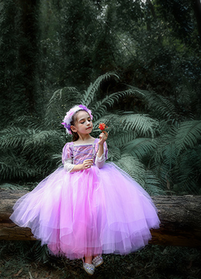 儿童模特-童话系列公主裙拍摄2