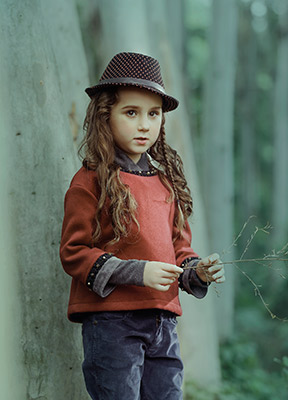 儿童模特-复古英伦风主题摄影