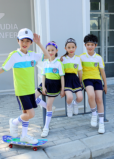 儿童模特-4人校服外景拍摄