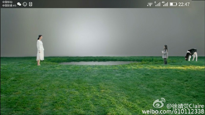 王菲和徐婧荧Claire拍广告