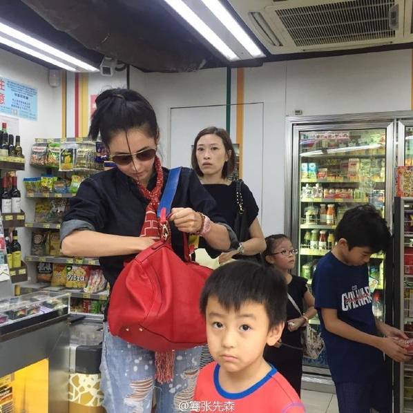 张柏芝和儿子小Q